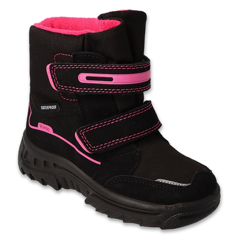 Befado trekking cipele s membranom 615Y003, crne i roze crna 1
