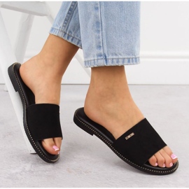 Ženske papuče Big Star RR274618 Black crna 2