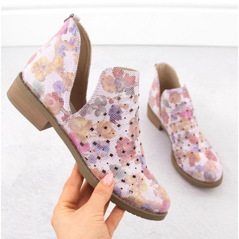 M.Daszyński M. daszyński čizme SA62-102 Openwork ljubičasta 1