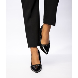 Ženske veronique crne pumpe crno 1