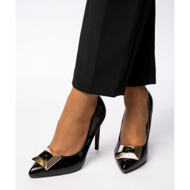 Ženske prestige crne pumpe crna 2
