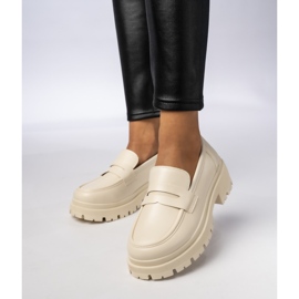 Ženske mokasine - kremasti milano bež 1