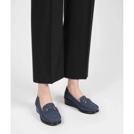 Ženske Mirena Blue Loafers plava 2