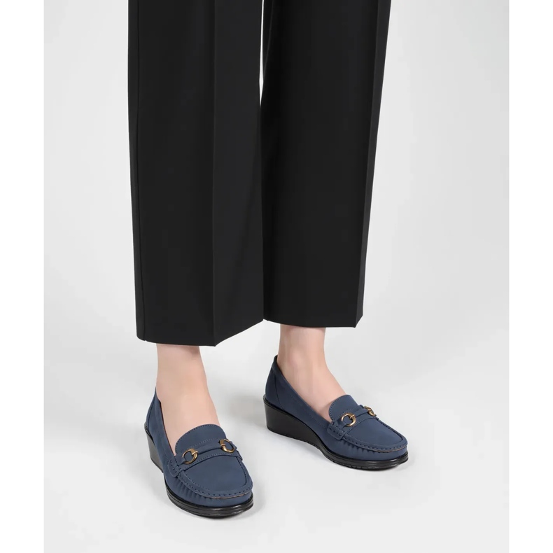 Ženske Mirena Blue Loafers plava 2