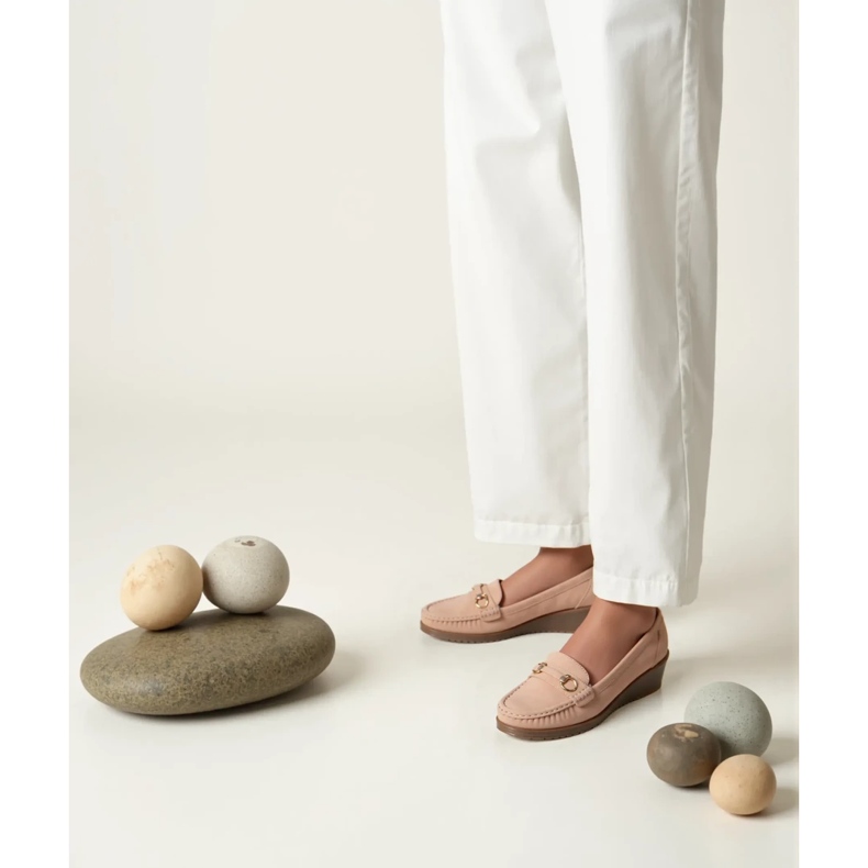 Ženske Mirena Pink Loafers ružičasta 1