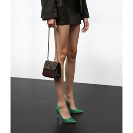 Ženske elizijske zelene pumpe zelena 1