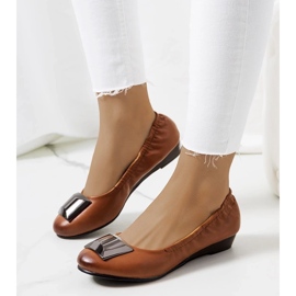 D/GMR Sofijske smeđe balerine smeđa 1