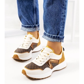 D/GMR Ženske smeđe tenisice Isham bež 1