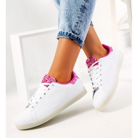 D/GMR Bijele i ružičaste tenisice s Alfaro led svjetlima bijela 2