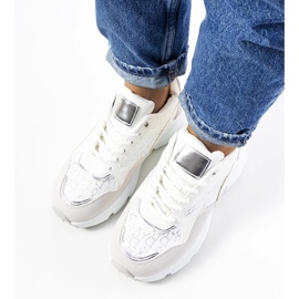 D/GMR Ženske bijele tenisice Viale siva 2