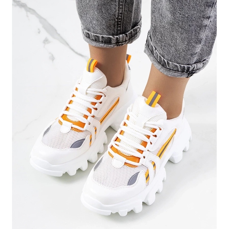 D/GMR Ženske bele tenisice Bernier bijela 2