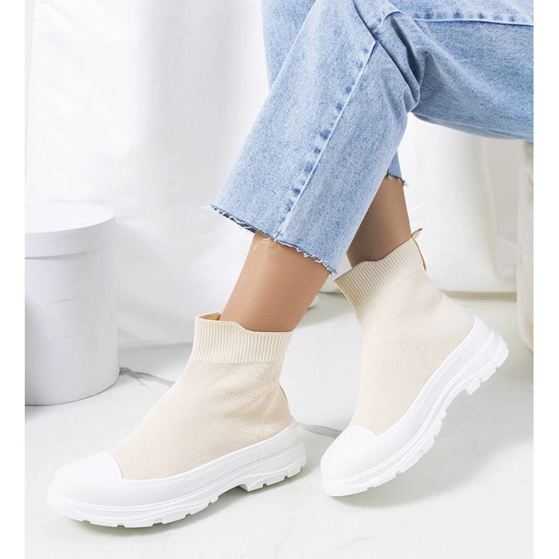 D/GMR Bež tenisice Miki gležanj 1