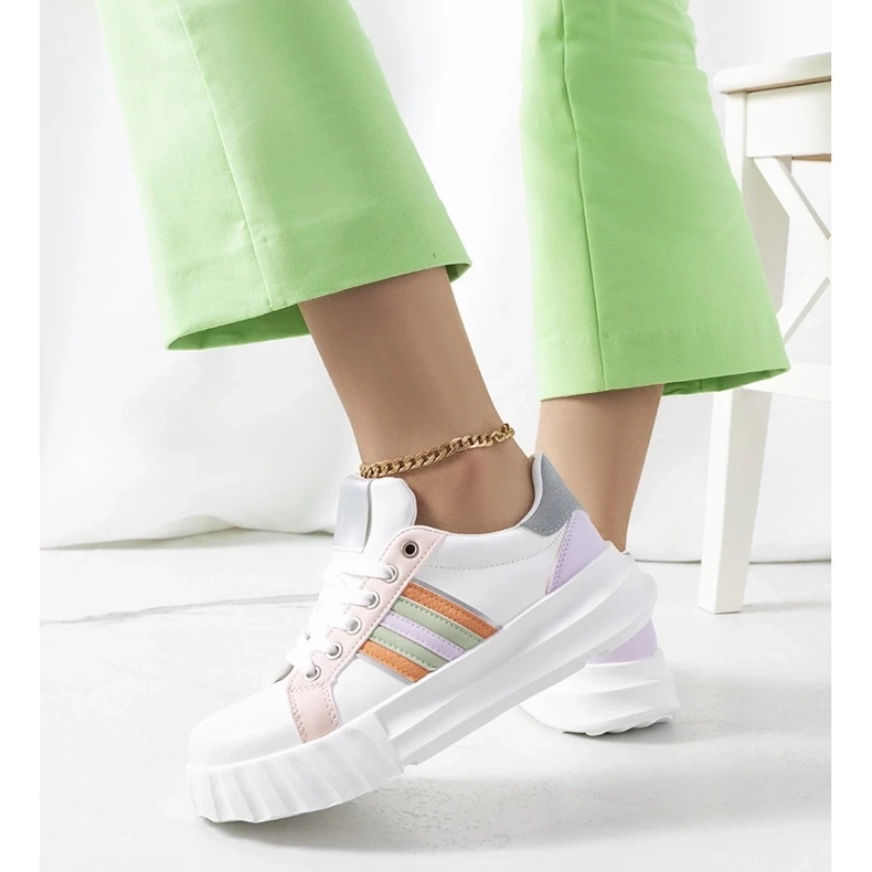 D/GMR Bijele tenisice na platformi Prinsep bijela 1