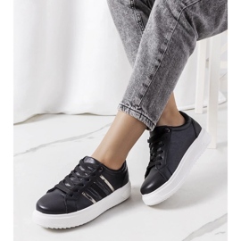 D/GMR Crne tenisice na platformi Goldsmi crno 1