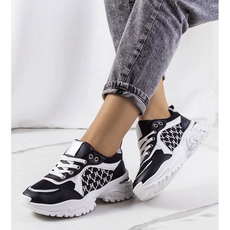 D/GMR Ženske crno-bijele Florival tenisice bijela 2