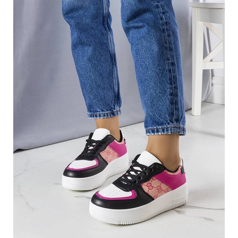 D/GMR Ružičasto crne ženske tenisice marke Luzia crna 1