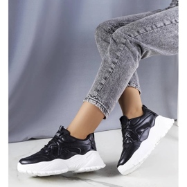 D/GMR Crne tenisice na masivnom potplatu Lorene crno 1