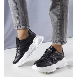 D/GMR Crne tenisice na masivnom potplatu Lorene crno 2