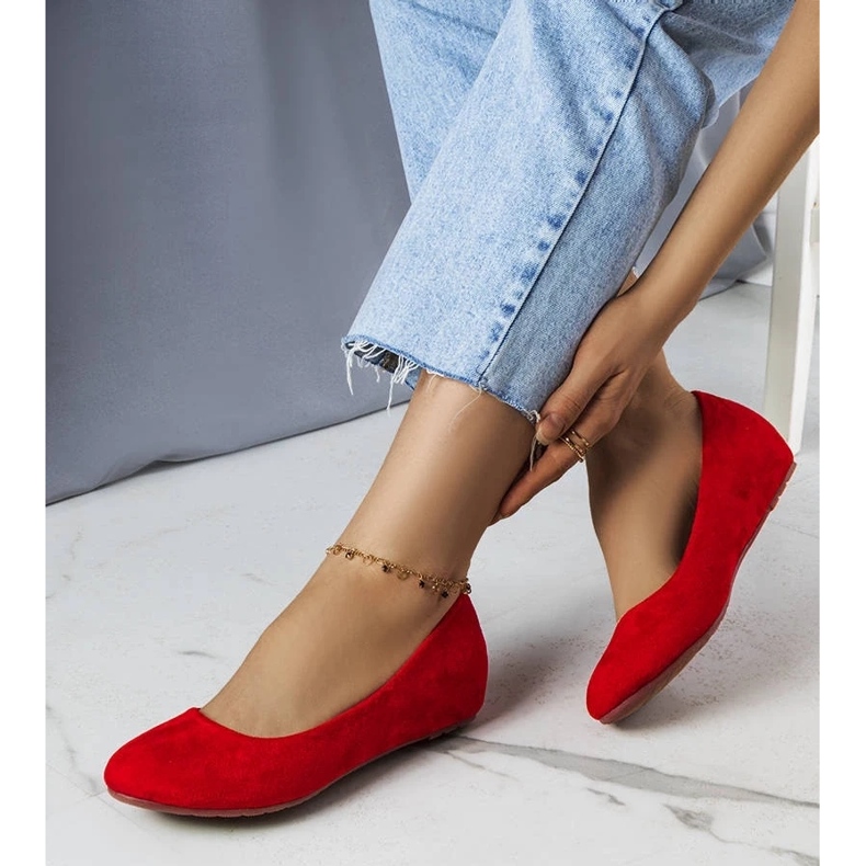 D/GMR Crvene balerinke s niskim klinom iz Sylvije crvena 2