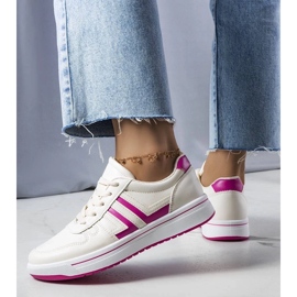 D/GMR Krem tenisice s ružičastim umetcima iz Olympie bež 2