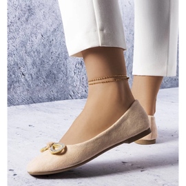 D/GMR Bež balerinke s Gaillou mašnom 2