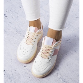 D/GMR Bijelo roze ženske tenisice marke Marcella bijela 2