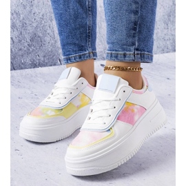 D/GMR Bijelo-plave cipele s platformom iz Heloise bijela 1