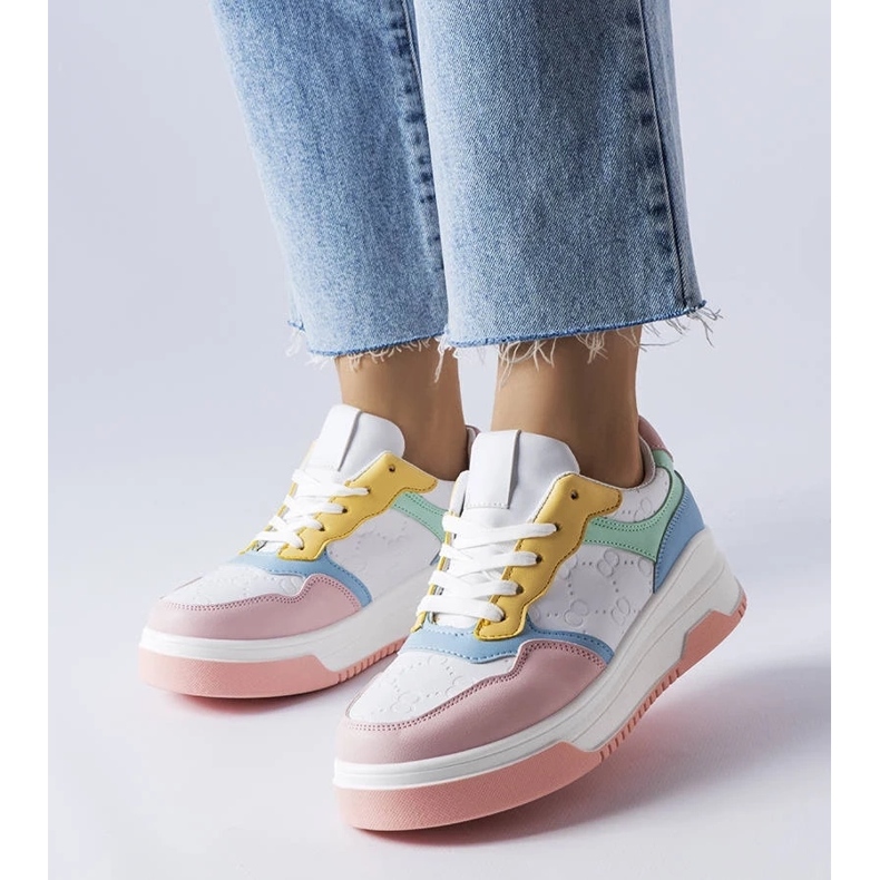 D/GMR Ružičaste tenisice ukrašene Paré reljefom ružičasta 1