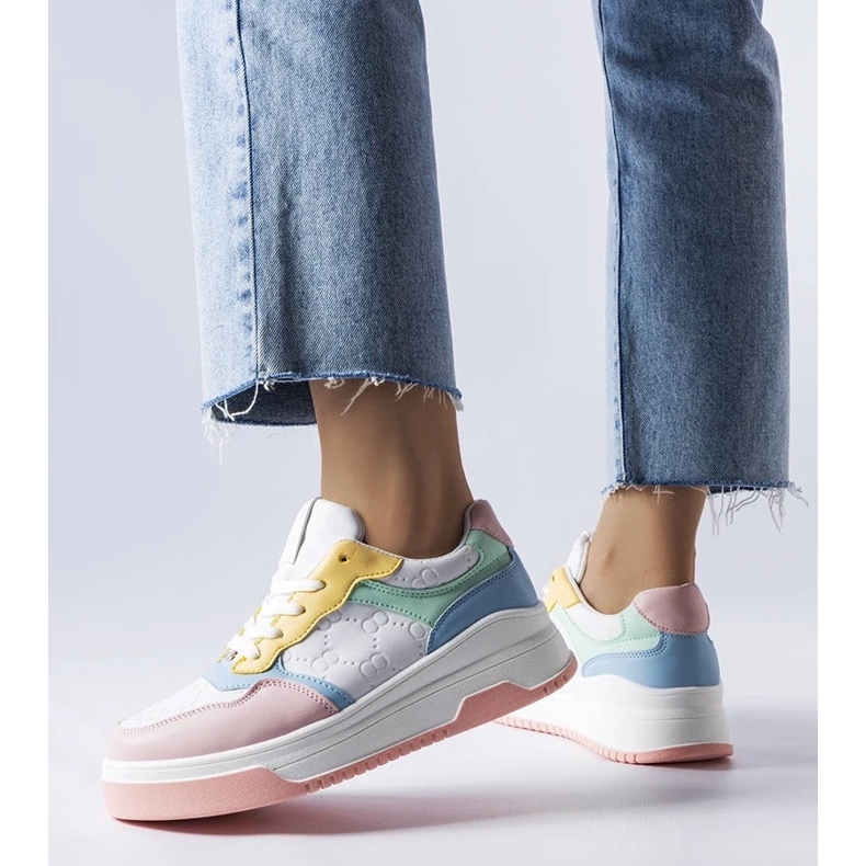 D/GMR Ružičaste tenisice ukrašene Paré reljefom ružičasta 2