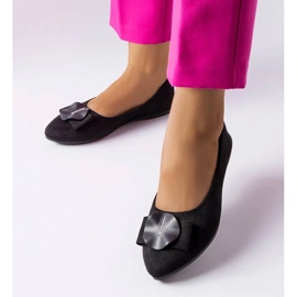 D/GMR Crne balerinke ukrašene Rémy kamenčićima crna 1