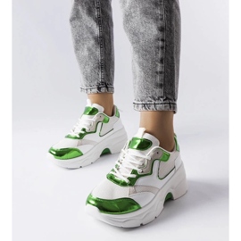 D/GMR Bijelo-zelene ženske tenisice marke Séguin bijela 2