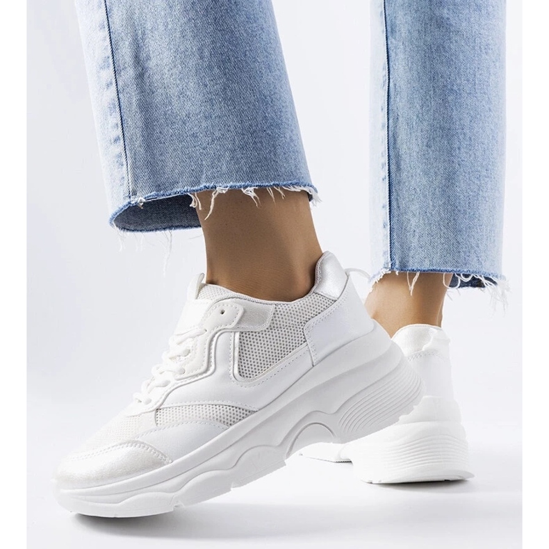 D/GMR Bijele ženske tenisice marke Séguin bijela 2