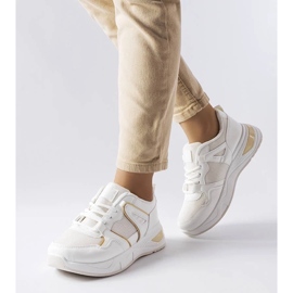 D/GMR Bijele tenisice od kombiniranih materijala marke Caya bijela 1