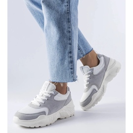 D/GMR Bijele i sive tenisice iz Big Star JJ274A112 siva 1