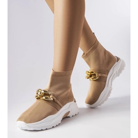 D/GMR Baptiste smeđe tenisice s lancem smeđa 1