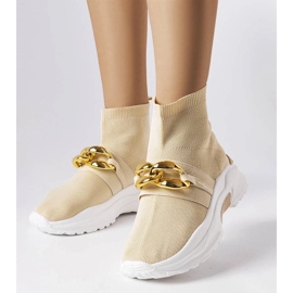 D/GMR Bež tenisice s lancem iz Baptiste 1