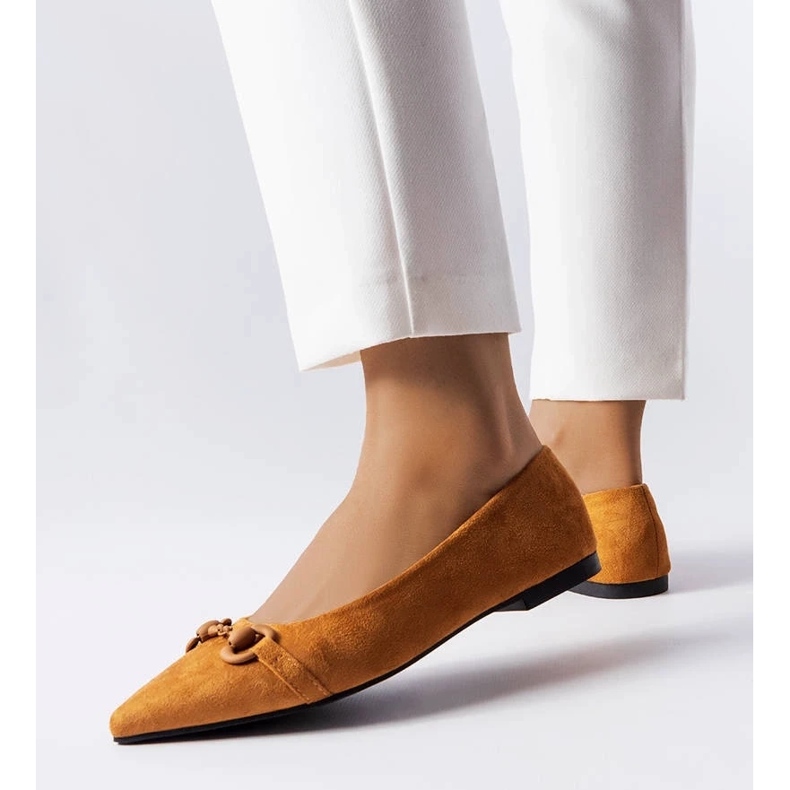 D/GMR Smeđe balerinke sa špicastim vrhovima iz Aiméa smeđa 1