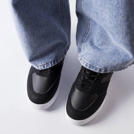 D/GMR CinqMars crne wedge tenisice crno 2