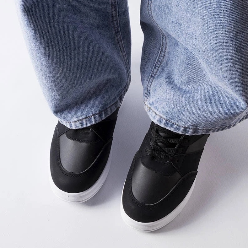 D/GMR CinqMars crne wedge tenisice crno 2