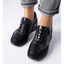 D/GMR Jazzar crne ažur kožne cipele crna 2