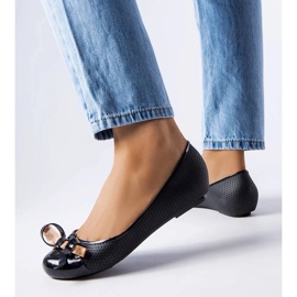 D/GMR Crne balerinke ukrašene Harlingen mašnom crna 2