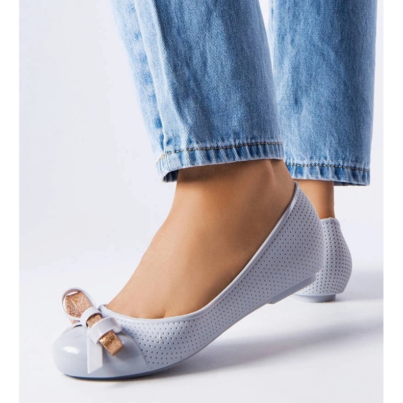 D/GMR Sive balerinke ukrašene Harlingen mašnom siva 2