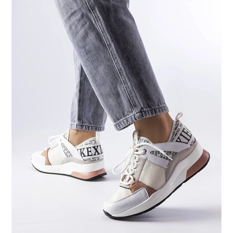 D/GMR Bijelo roze tenisice iz Vinceza bijela 2