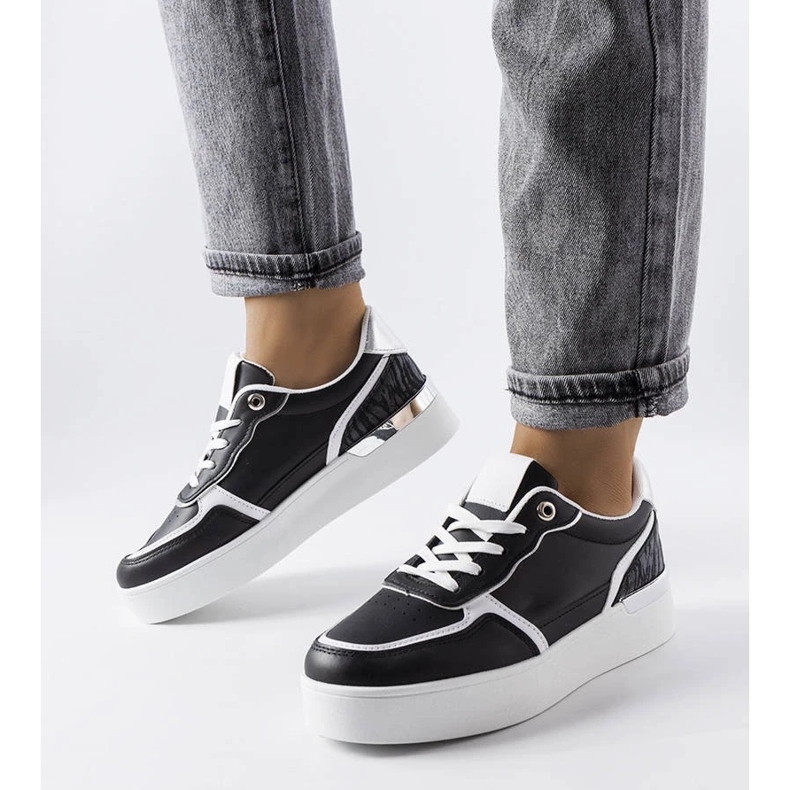 D/GMR Crne platform tenisice iz Tooelea crna 1