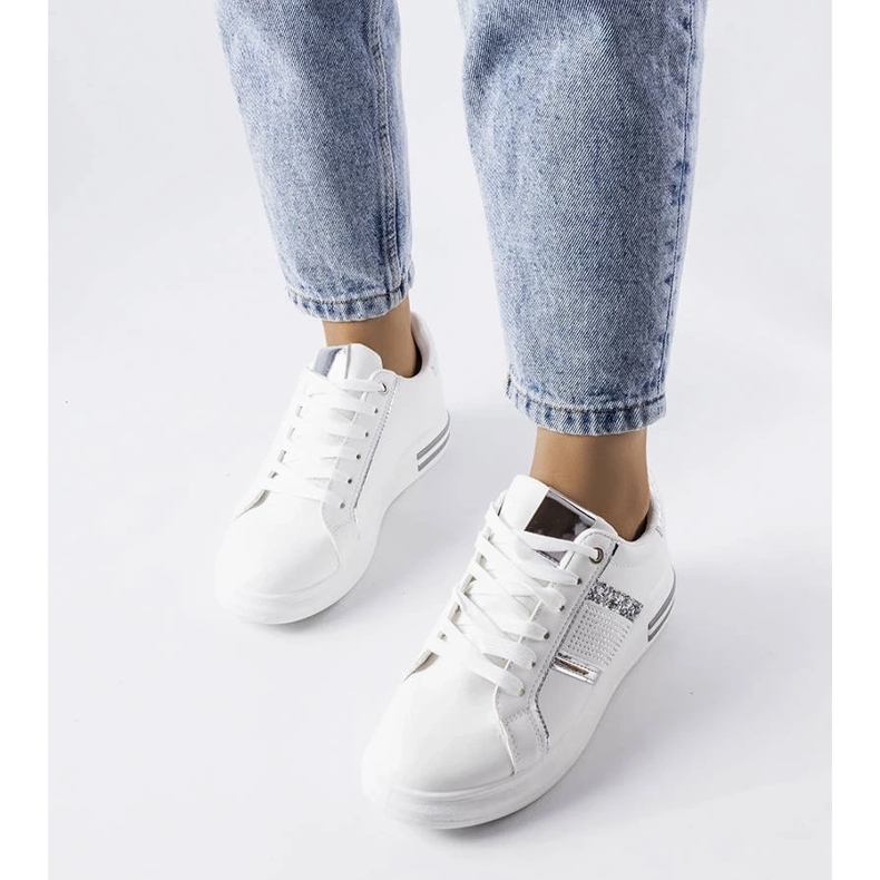 D/GMR Bijele tenisice ukrašene Xarles kamenčićima 1