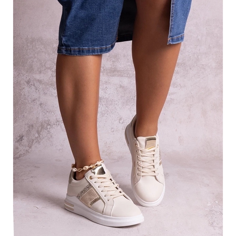 D/GMR Bež tenisice ukrašene Xarles kamenčićima 1