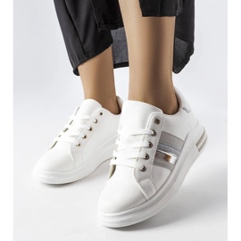 D/GMR Sacaton bijele tenisice na platformu 1