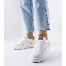 D/GMR Bijele tenisice s bež umetcima iz Margarite bijela 2