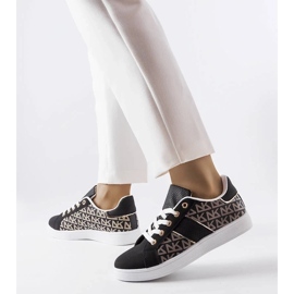 D/GMR Crne tenisice ukrašene monogramom Bolduc crno 2