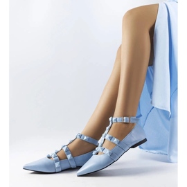 D/GMR Plave balerinke sa spektakularnim Blur kopčanjem plava 2